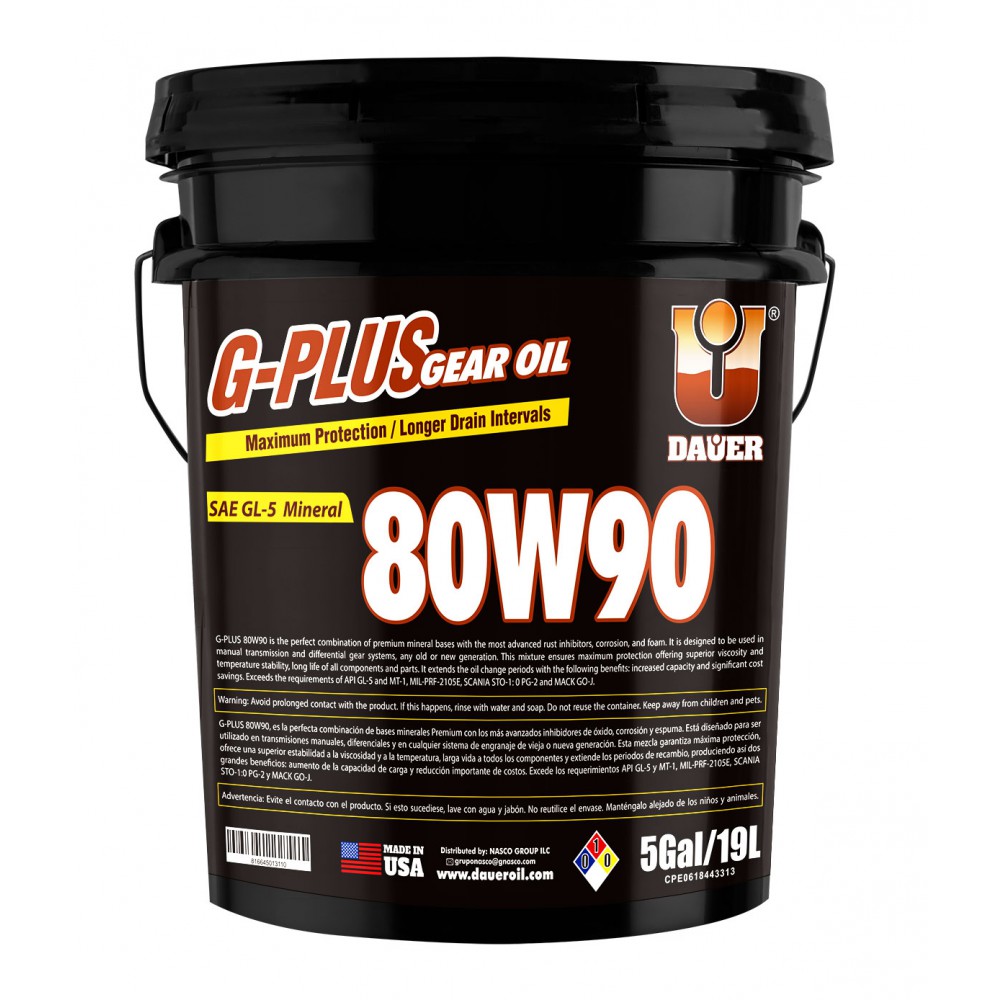 G-Plus 80W90 GL-5 Mineral
